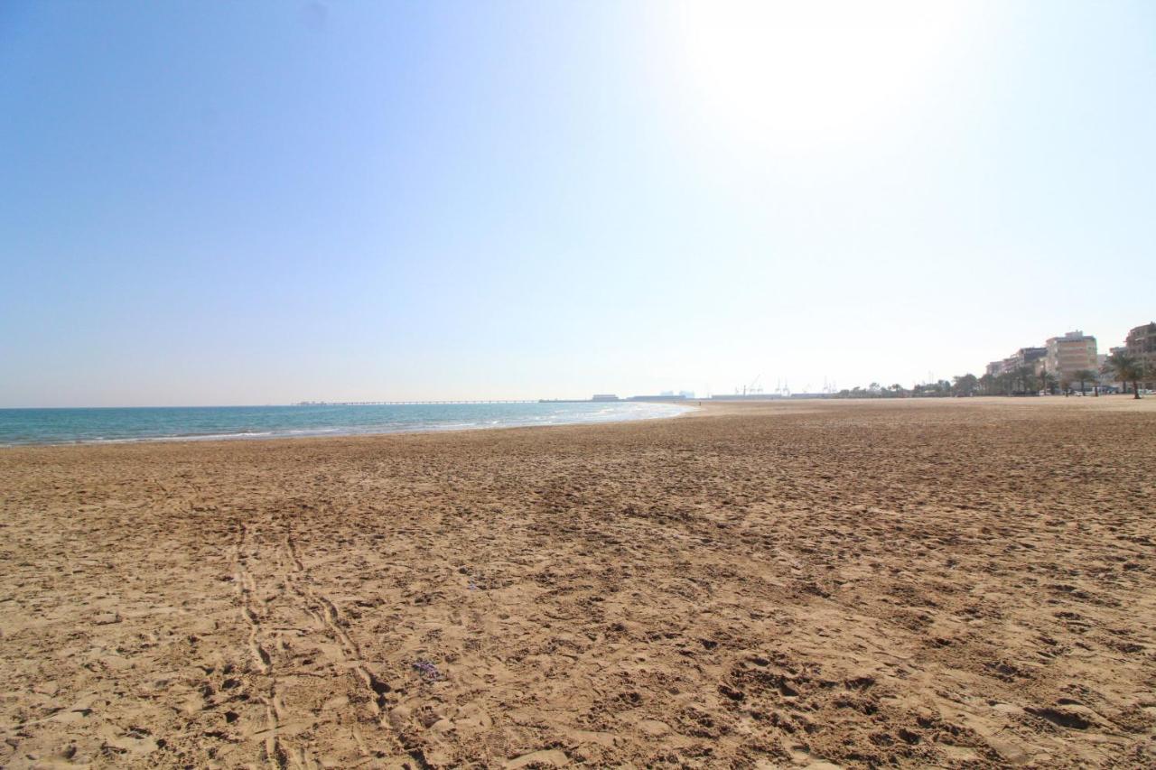 Global Properties, Apartamento En Primera Linea, Playa Puerto De Sagunto Exterior photo